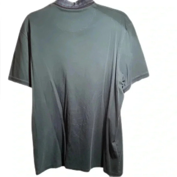 Ted Baker 3 button trendy stylish  cotton green golf polo short sleeve S - Picture 2 of 4